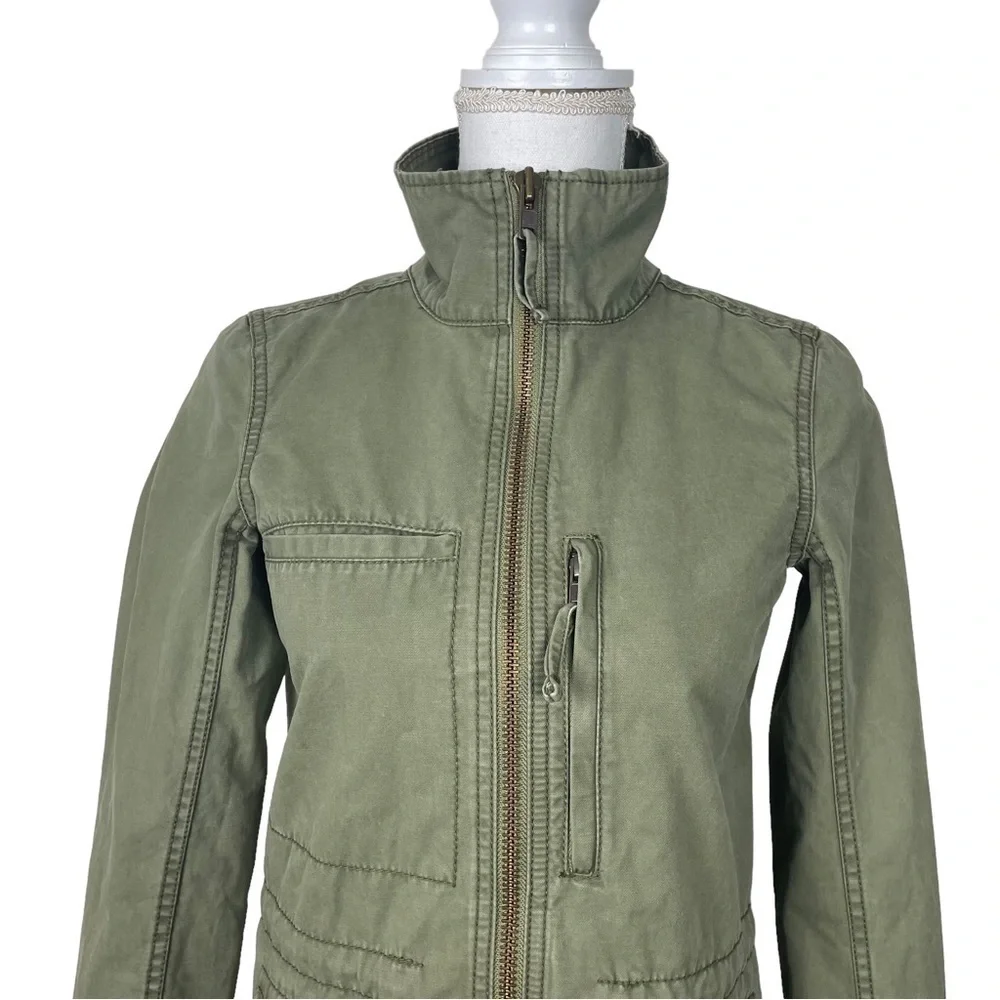 Madewell Fleet Jacket Olive Green Size XXS - Picture 10 of 14